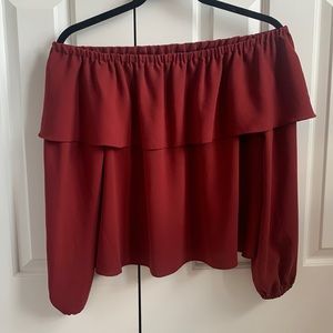 Wilfred off-the-shoulder blouse